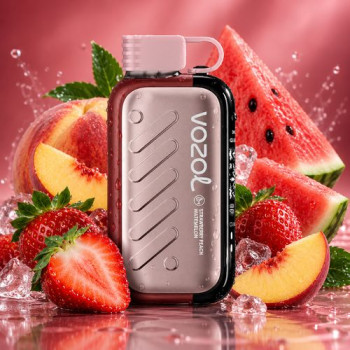 Одноразовая электронная сигарета Vozol Gear Shisha Strawmelon Peach 50000 тяг
