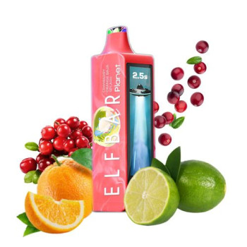 Одноразова електронна сигарета Elf Bar Planet Space Edition Cranberry Orange Baja Splash 25000 тяг