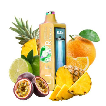Одноразова електронна сигарета Elf Bar Planet Space Edition Pineapple Passion Fruit Baja 25000 тяг