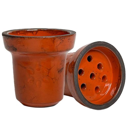 Глиняна чаша Splash Glaze Orange