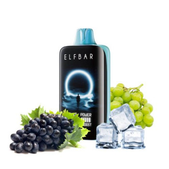 Одноразова електронна сигарета Elf Bar Moonnight Grape Ice 40000 тяг