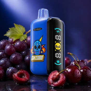 Одноразова електронна сигарета Elf Bar GH Grape Cherry 23000 тяг