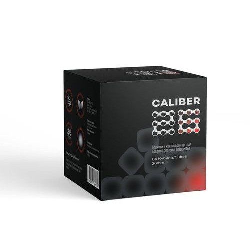 Вугілля кокосове Caliber 64 шт