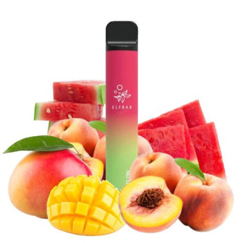 Одноразова електронна сигарета Elf Bar TE Mango Peach Watermelon 2000 тяг