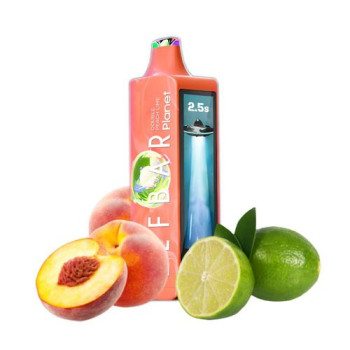 Одноразова електронна сигарета Elf Bar Planet Space Edition Double Peach Lime 25000 тяг