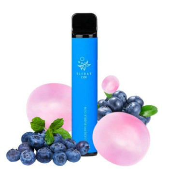 Одноразова електронна сигарета Elf Bar GH Blueberry Bubble Gum (Блуберрі Бабл Гам) 1500 тяг