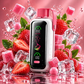 Одноразовая электронная сигарета Vozol Star Strawberry Bubblegum 20000 тяг