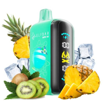 Одноразова електронна сигарета Elf Bar Raya D3 Kiwi Pineapple Ice 25000 тяг
