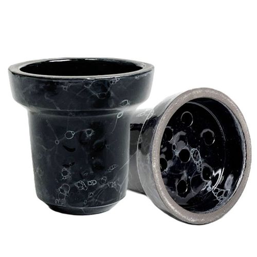 Глиняная чаша Splash Glaze Black