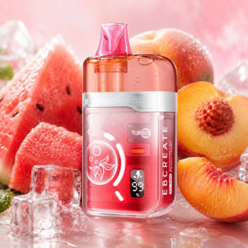 Одноразовая электронная сигарета Elf Bar BC PRO Watermelon Peach Frost 40000 тяг