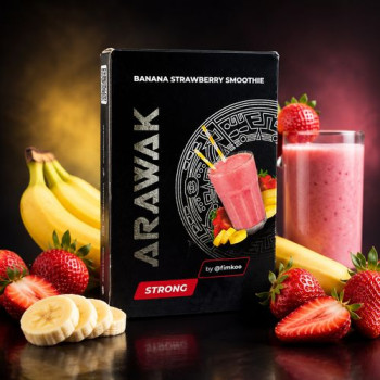 Табак для кальяна Arawak Strong Banana Strawberry Smoothie 40 г