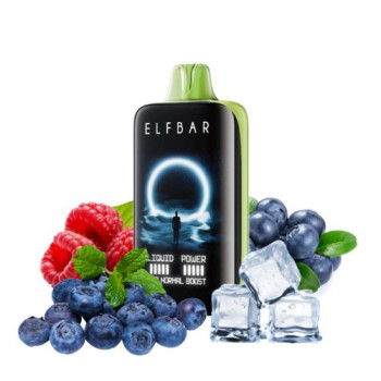 Одноразова електронна сигарета Elf Bar Moonnight Blue Razz Ice 40000 тяг