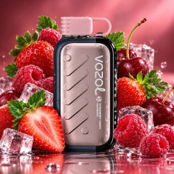 Одноразовая электронная сигарета Vozol Gear Shisha Strawberry Raspberry Cherry 50000 тяг