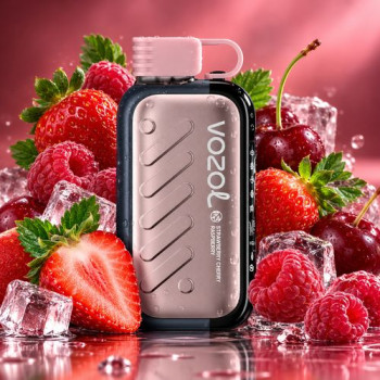 Одноразовая электронная сигарета Vozol Gear Shisha Strawberry Raspberry Cherry 50000 тяг