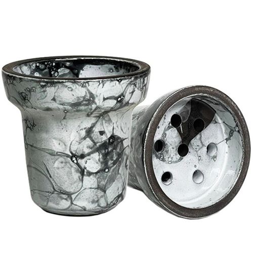 Глиняная чаша Splash Glaze White