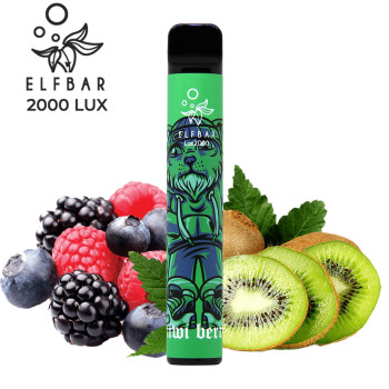 Одноразова електронна сигарета Elf Bar TE Kiwi Berry 2000 тяг