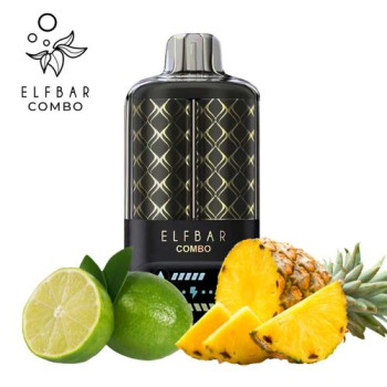 Одноразова електронна сигарета Elf Bar COMBO Lime & Pineapple 25000 тяг