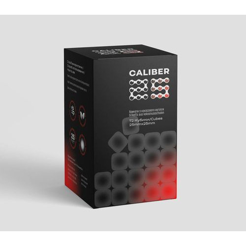 Вугілля кокосове Caliber  72 шт